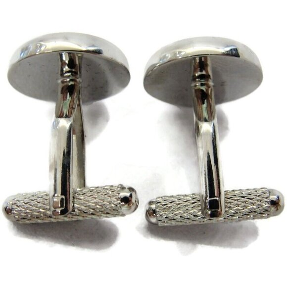 Cuff-Daddy Cufflinks Speedometer Fuel Gauge Silver Tone In Original Box - Picture 6 of 16